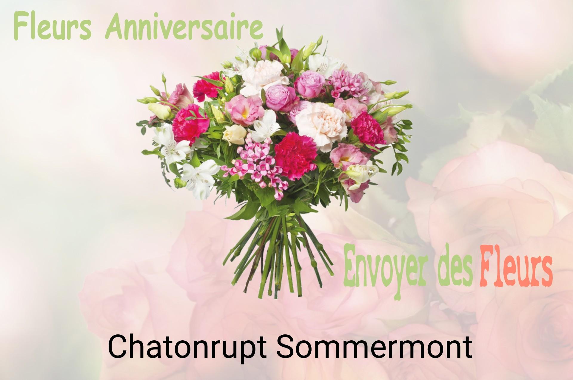 Bouquet de fleurs d’anniversaire livré à Chatonrupt-Sommermont