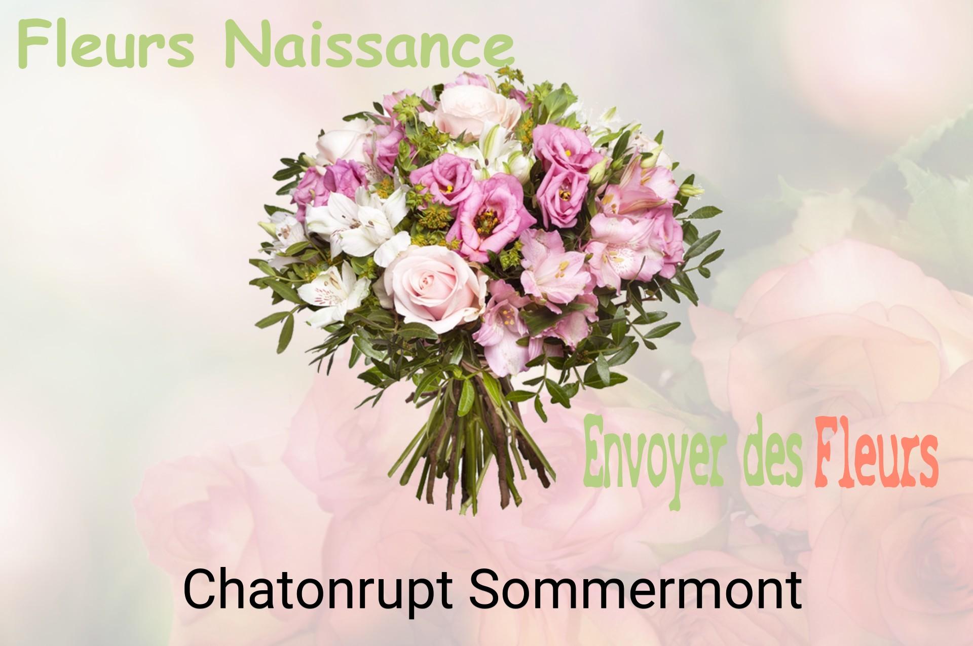 Bouquet de fleurs de naissance livré à Chatonrupt-Sommermont